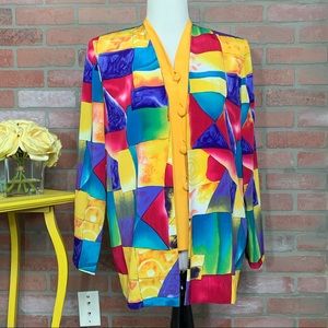 ✨3 for $35✨ Multi colored sweater jacket
